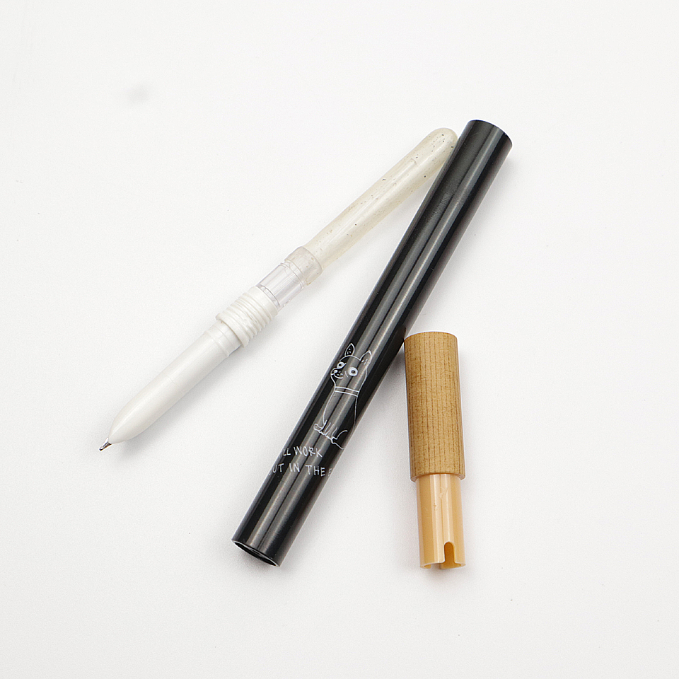 Mini Fountain Pen 0.5mm Plastic Penholder Metal Nib Cartoons Dog ink Pen For Student Friend School Supplies Pens 3Pcs/lot