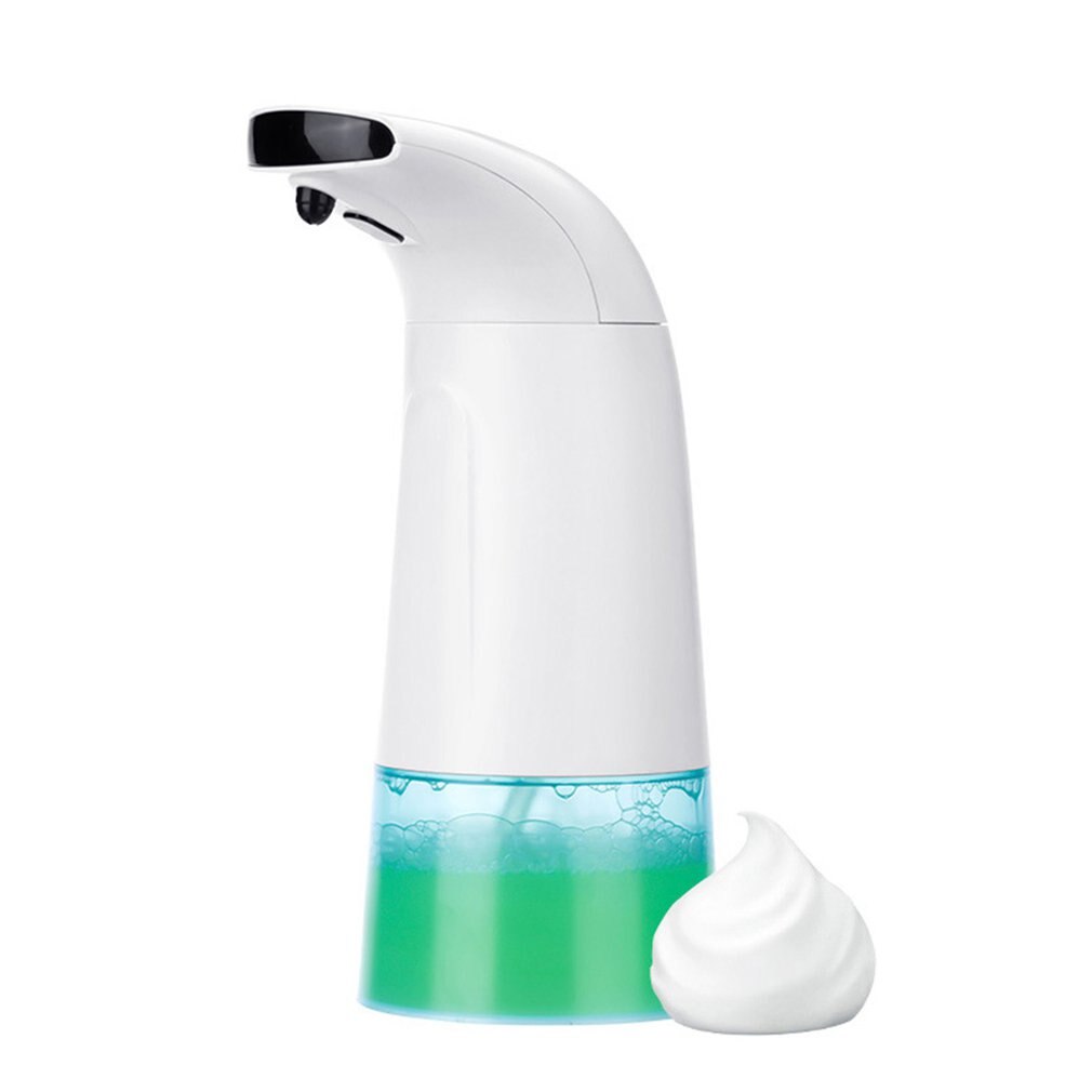 Automatic Soap Pump Dispenser With Holder Touchless Hand Washer Soap Dispenser Pump Steel Metal Liquid Dish Soap Dispenser: Light Green