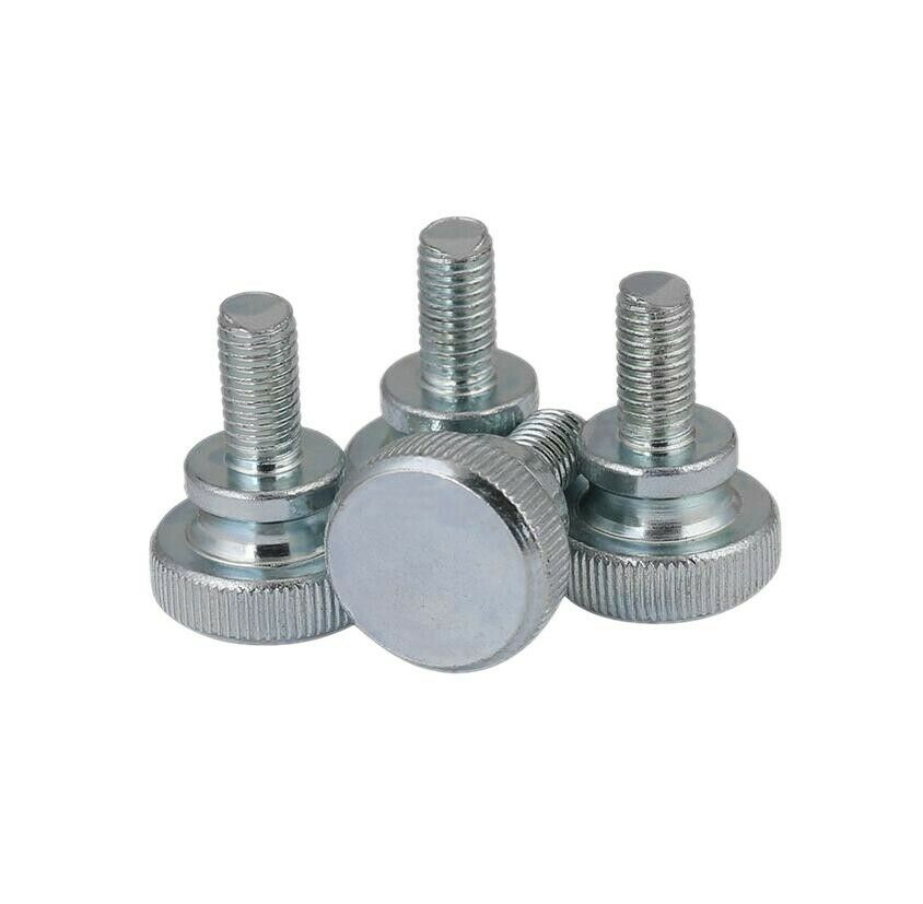 M4 high head knurled thumb screw knurled stepped screw adjusting bolt