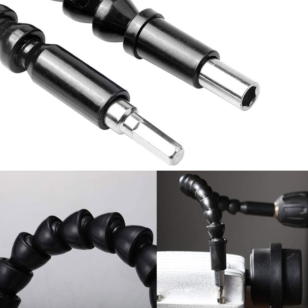 Flexible Shaft Extension Rod Drill Bit Holder Soft Drill Connection Adaptor Screwdriver Extension Shaft for Power Drill
