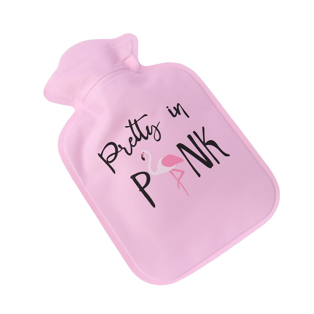 Classic Rubber Water Bottle Water Bag with Knit Cover)