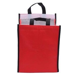 Solid non-woven kakeisolasjonspose unisex matbeholder kjølebager tilfeldig vanntett ispose bento piknik lunsjpose: 01