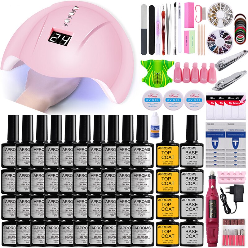 Manicure Set Nail Kit Nail Gel Nagellak Set Elektr... Grandado