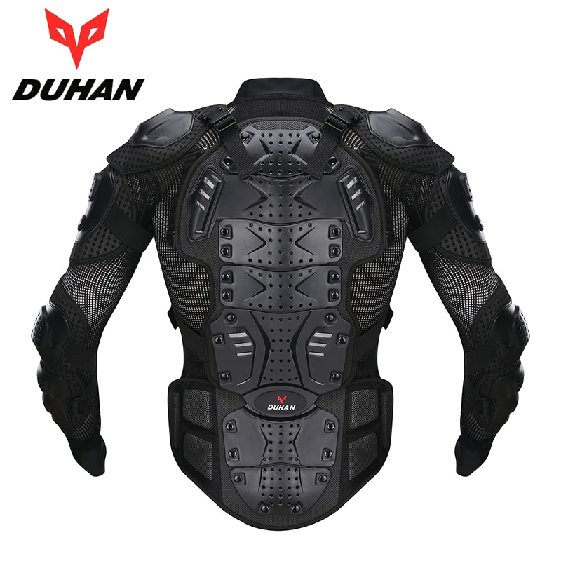 Duhan motocross mx rustning motorcykel rustning hel krop jakke beskytter gear racing beskyttende moto ridevagt tilbehør