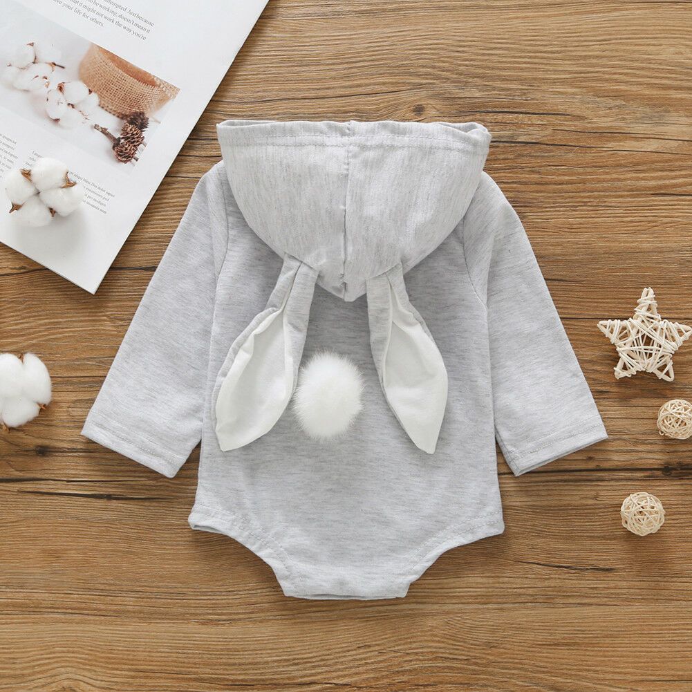 Vêtements de pâques pour bébés filles et garçons, combinaison à manches longues, automne-hiver, body une pièce