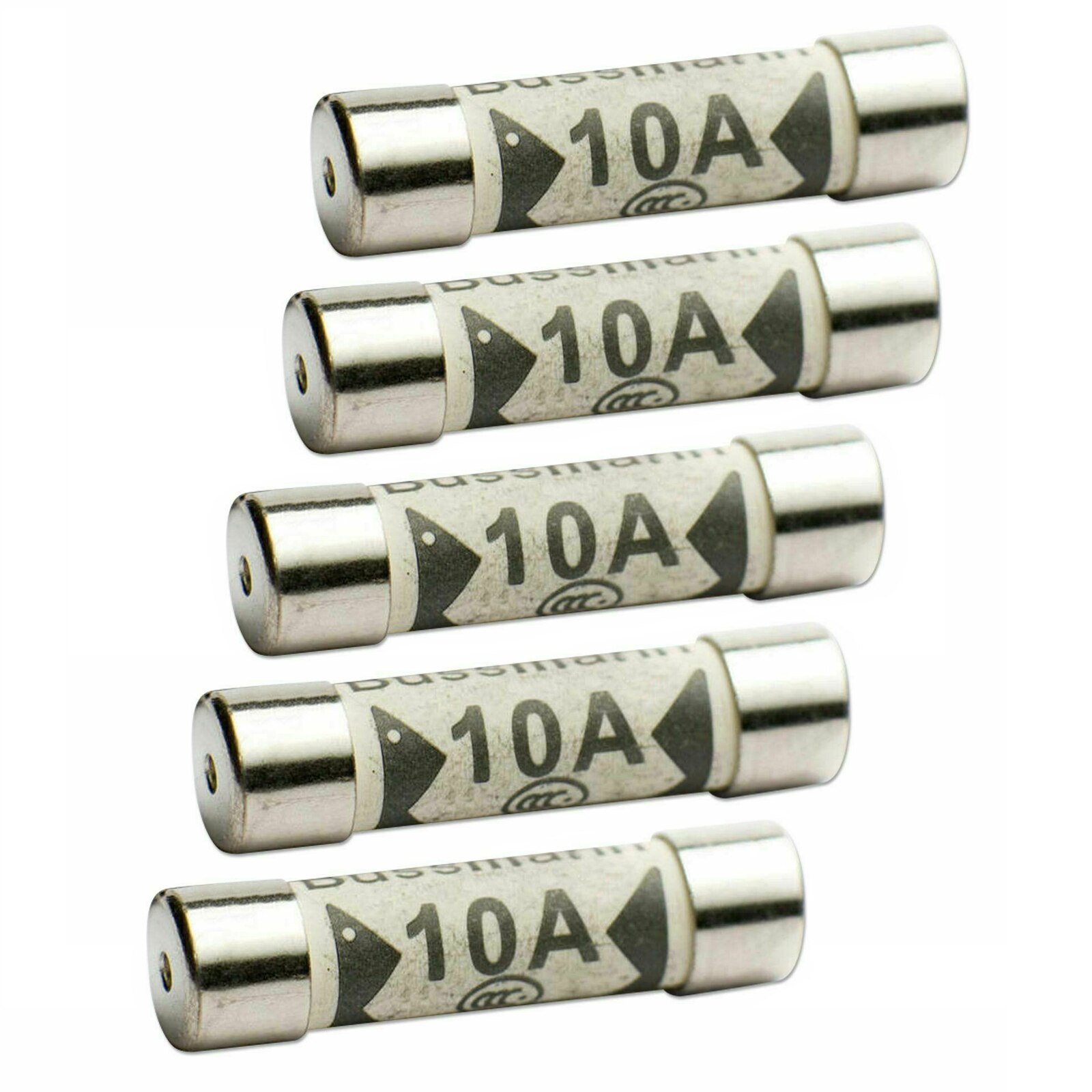 5 PSC 3/5/10/13AMP Domestic Fuses Plug Top Household Mains 13A Fuse Cartridge Fuse for Household Appliances Fittings: 10A(5PCS)