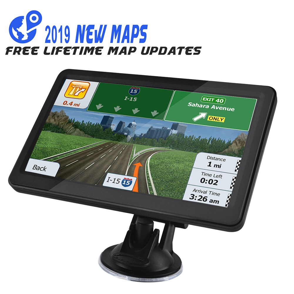 Q10 7 inch Display GPS Navigation 256MB RAM 8GB ROM FM Car Truck GPS Navigator System