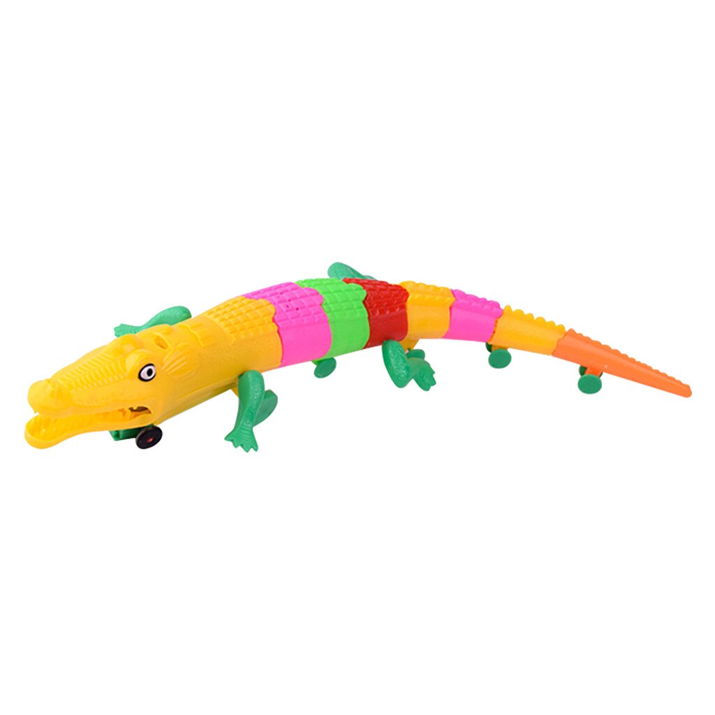 LED Light Music Cute Toy Boy Child Belt C-rocodile Light Toy Baby Toy Plastic ABS Early childhood t-oy: Yellow