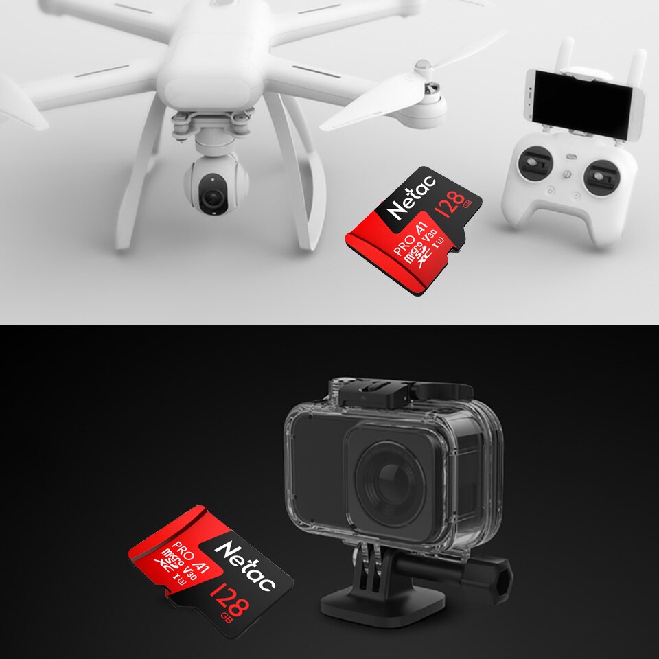 Netac klasse 10 32gb 64gb 256 gb micro sd-kaart 16gb 128gb 32 64 gb tf-kaart gegevensopslag flash-geheugenkaart voor smartphone-telefoon