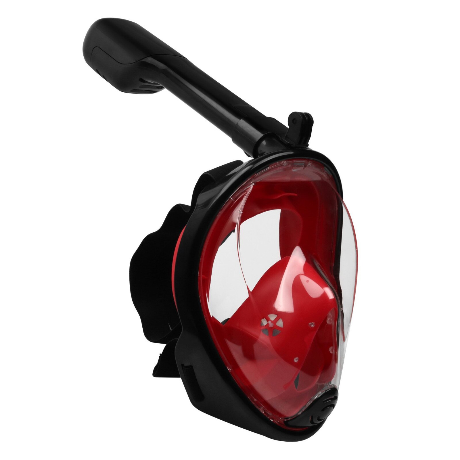 Diving Mask Snorkel Snorkeling Mask Detachable Camera Upgraded Dive Mask Newest Breathing System scuba diving snorkel mask j25: E / S/M