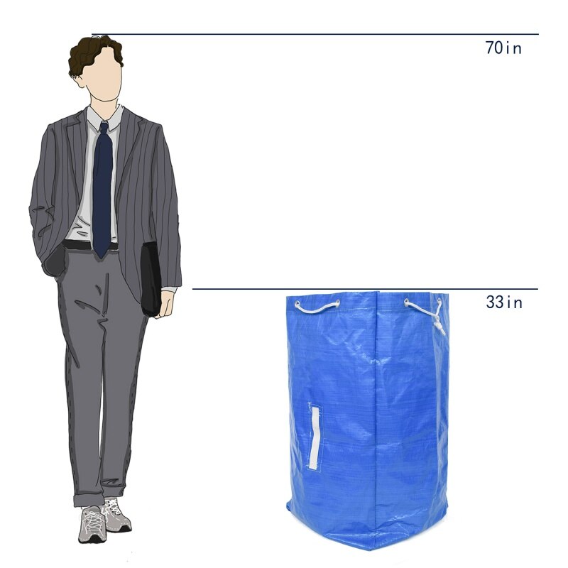 Multifunktion stor kapacitet udendørs havearrangør taske bærbar kraftig bladpose holdbar genanvendelig affaldspose