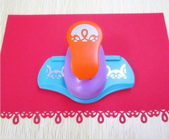 Appareil de gaufrage, Machine de bricolage, découpeur de papier pour Scrapbooking, bordure de Photo, artisanat décoratif, poinçon de trou de fleur fait à la main: 6long 23mm wide 13mm