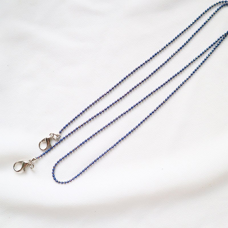 Chaînes de masquage de lunettes de soleil pour femmes, plusieurs chaînes de lunettes en cristal acrylique et perles, bijoux: 9