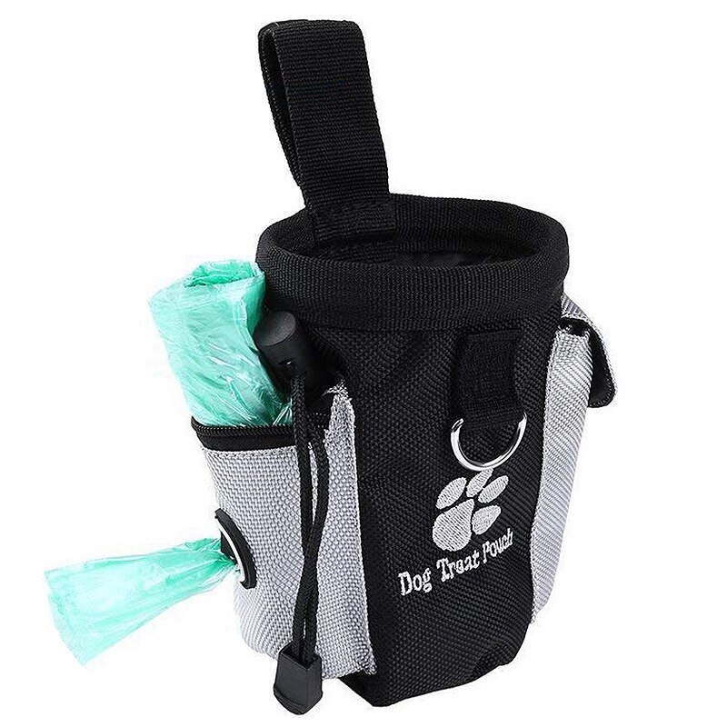 Puppy Dog Treat Pouch Voor Training Hond Beloning Pouch Snack Zak Aas Tas Hond Behandelen Carrier Holder Taille Clip Koord sluiting, F