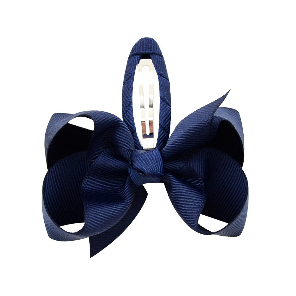 Sweet Top Hair Clip Grosgrain Ribbon Hair Bow Barrettes For Girls Princess Flower Headband Headwear Kids Hair Accessories: Color 1