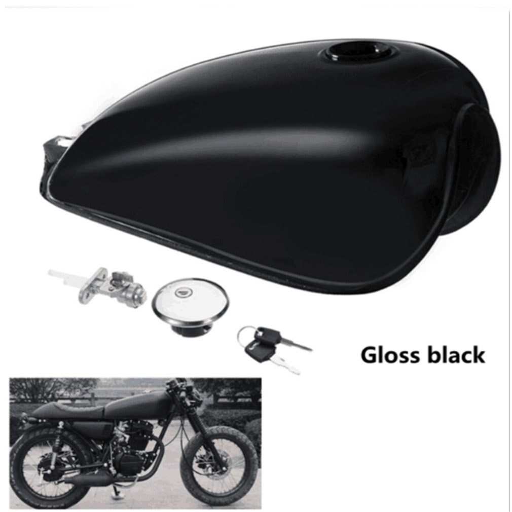 Motorsykkel drivstofftank universal retro holdbar praktisk og praktisk metall  cg125 motorsykkel drivstofftank