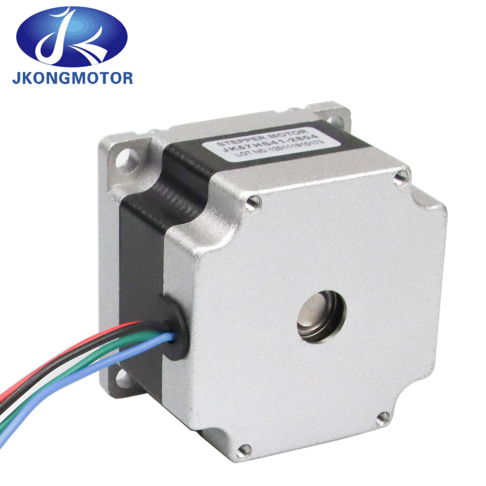 NEMA23 CNC Stepper Motor 57 x41mm 0.55N.m 4-Lead 1.8deg Nema 23 2.8A D=6.35mm Stepping Motor For CNC machine and 3D printer