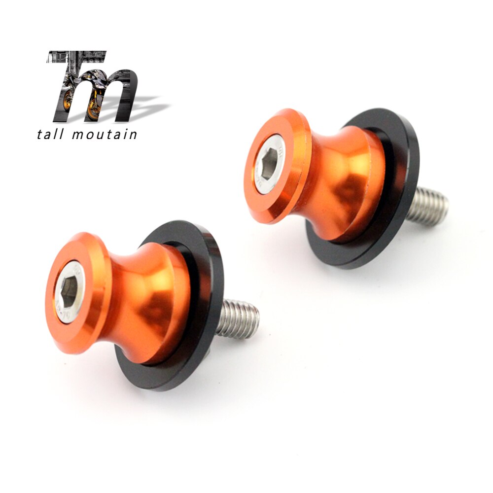 Swingarm Spools Slider For SUZUKI GSXR 125/150/600/750/1000 DL 650/1000 V-Strom GSX-R GSXR150 GSXR125 Motorcycle Stand Screw M8: Orange