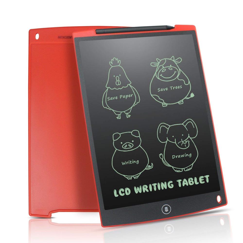 NEWYES Rood 12 Inch LCD Schrijven Tablet Digitale Tekening Tablet Handschrift Pads Elektronische Tabletten eWriter Voor Kinderen Tekening