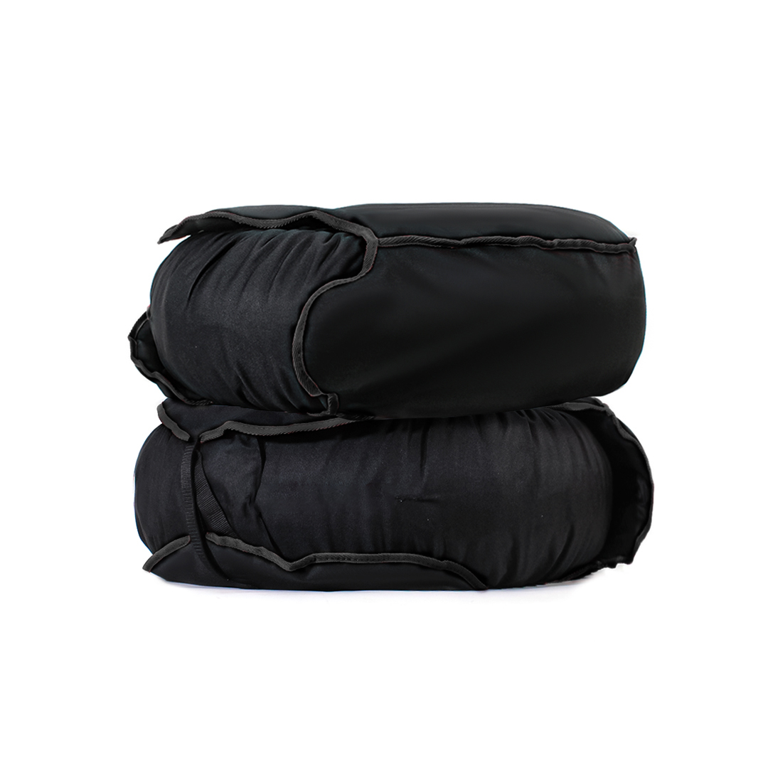 Motorfiets Dikker Voor &amp; Achter 17Inch Tire Warmer Fasten Verwarming Windstop Cover Band Windscherm Warm Houden