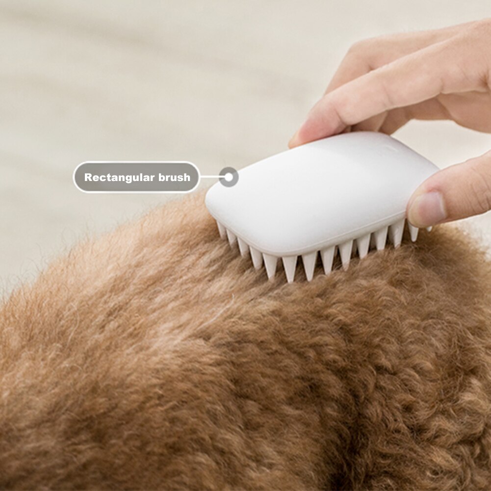 1Pc Pet Siliconen Kammen Katten Honden Massage Shampoo Borstel Grooming Deshedding Borstel Hond Bont Verwijderen Kam Dierbenodigdheden