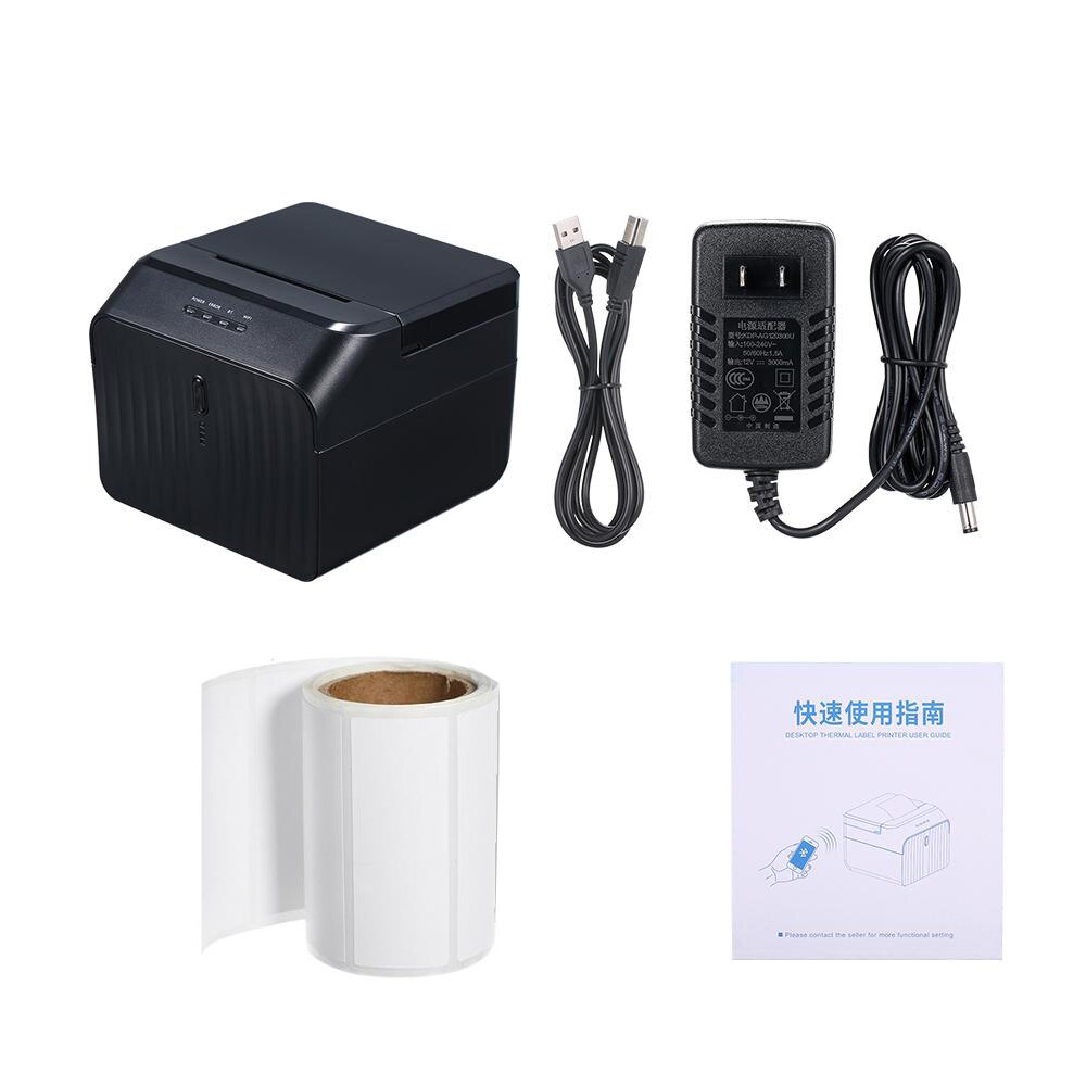 2 tommers mini bluetooth pos skriver usb bluetooth etikett strekkode klistremerke 58mm skriver android ios vindu
