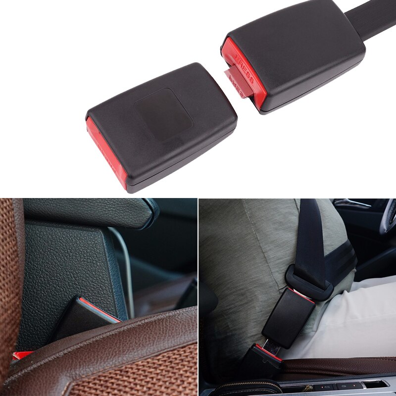 Universal Seat Belt Cover Car Safety Belt Extender 3 Size Seat Belt Extension Plug Buckle Seatbelt Clip Auto Accessories