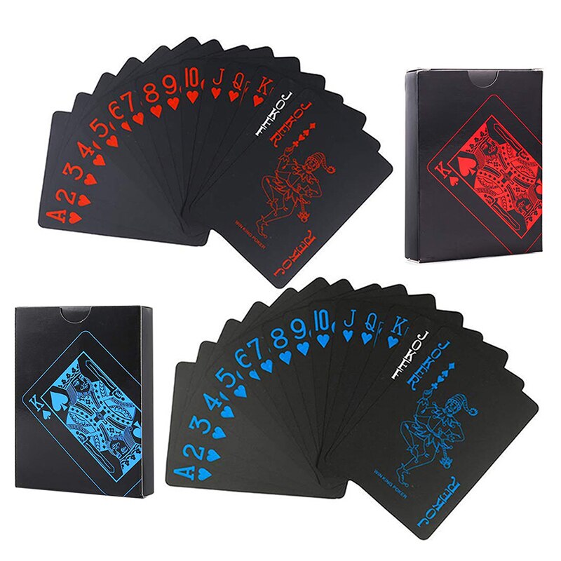 Waterproof Playing Cards Collection Plastic Decks Card Table Games Family Game Poker Cards LBV