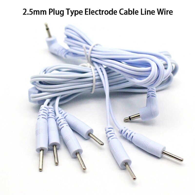 4 Manier 4 Pins Hoofd 2.5Mm Plug Type Elektrode Kabel Lijn Draad Voor Spierstimulator