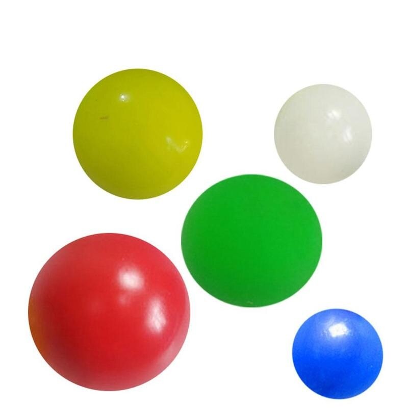 Stick Wall Ball Stress Relief Toys Sticky Squash Ball Globbles Decompression toy Sticky Target Ball Catch Throw Ball kids Toys