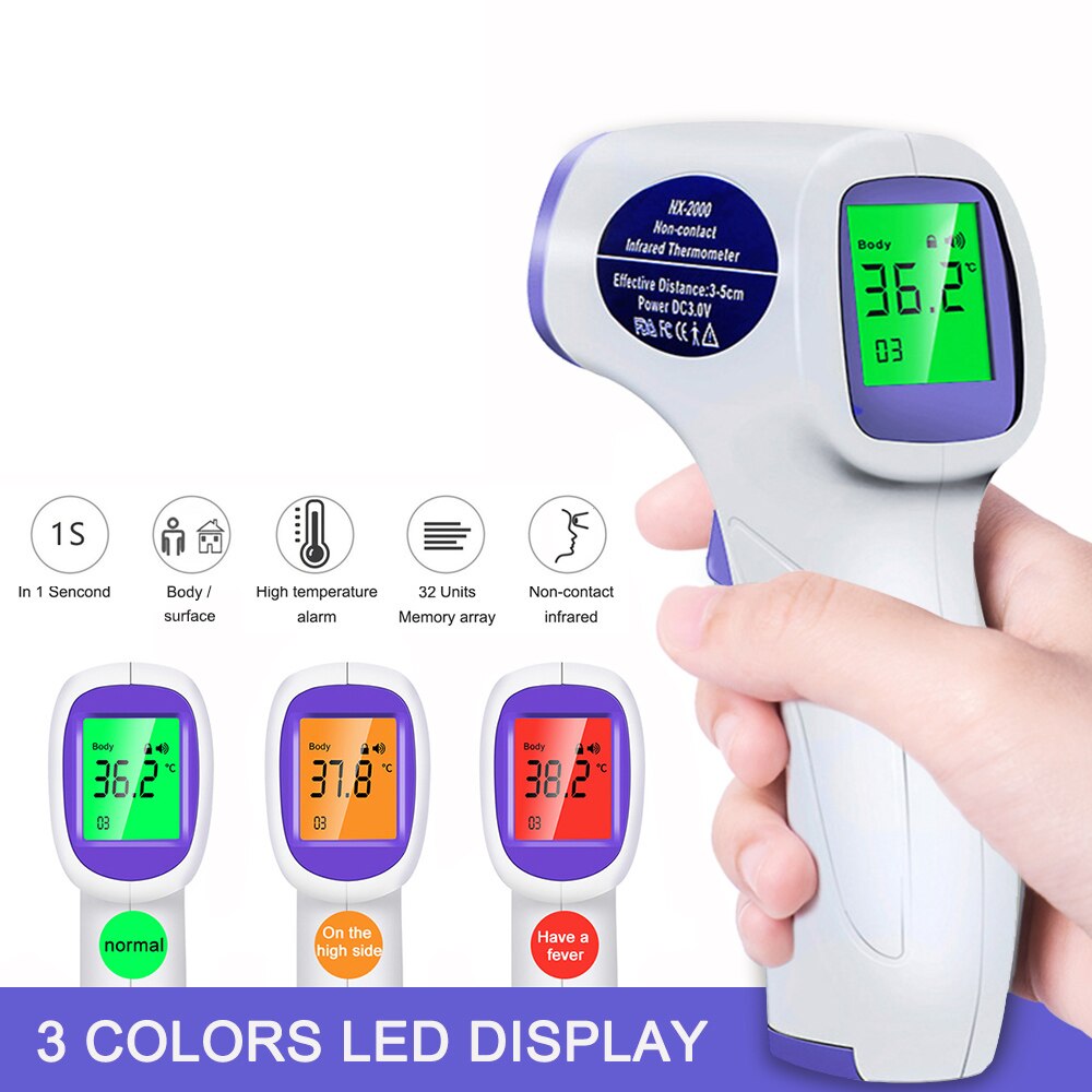 Digital Infrared Thermometer Non Contact Temperature Meter hygrometer Temperature Fever Digital Measuring Tools thermal sensor: Type10