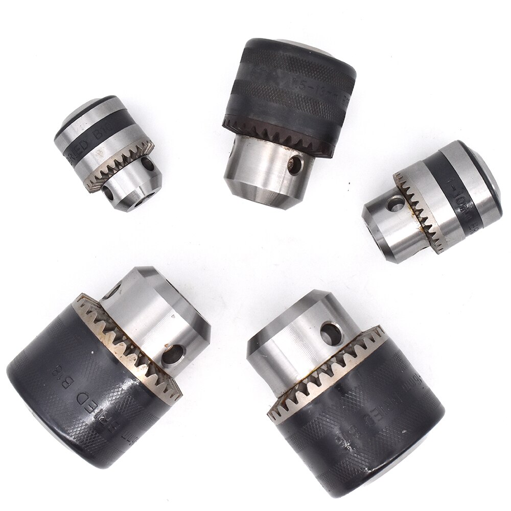 1pcs keys drill chuck B10 B12 B16 B18 0.6-6MM 1-10MM 1.5-13MM 3-16MM collet chuck for CNC drilling machine