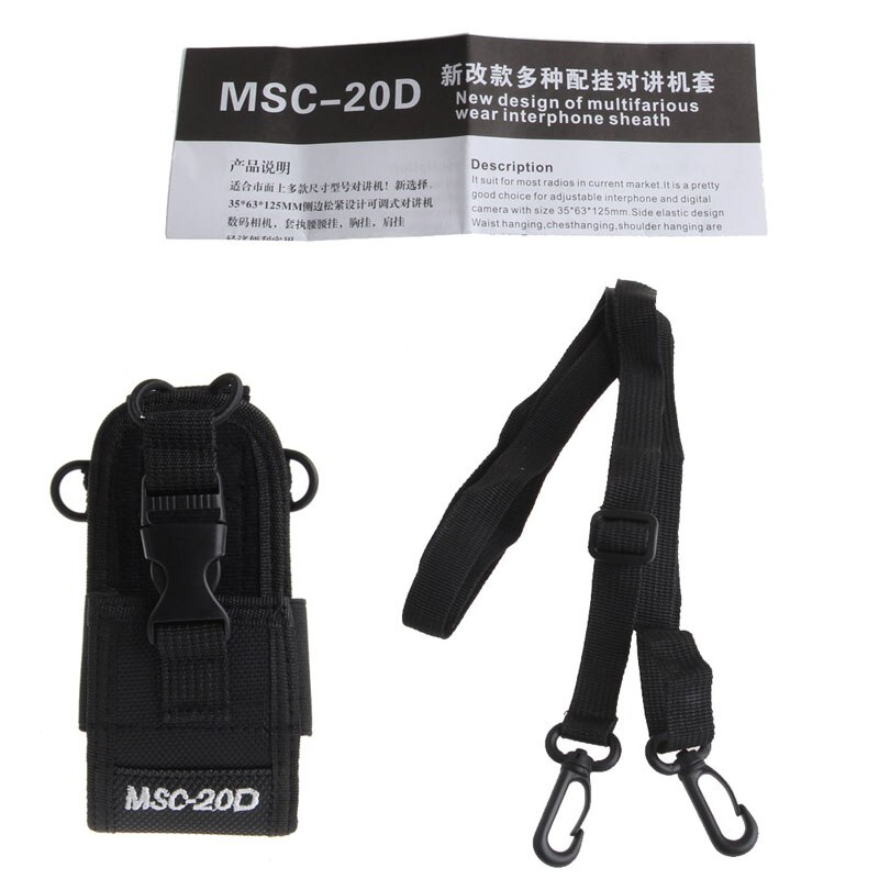 MSC-20D support de boîtier Radio pour Baofeng UV3R + Plus Puxing PX-777 Plus PX888 K A194 x6hb