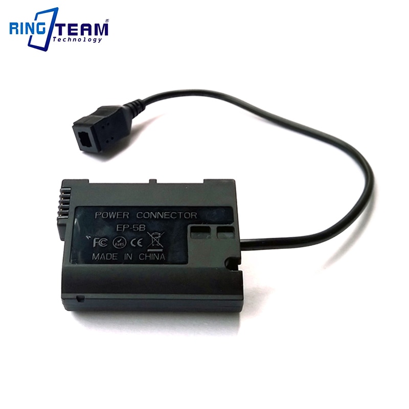 AC Power Adapter EH-5 /A/B + EP-5B for Nikon 1V1 D7200 D7100 D7000 D810 D810A D800 D800E D750 D850 D610 & D600 Digital Cameras