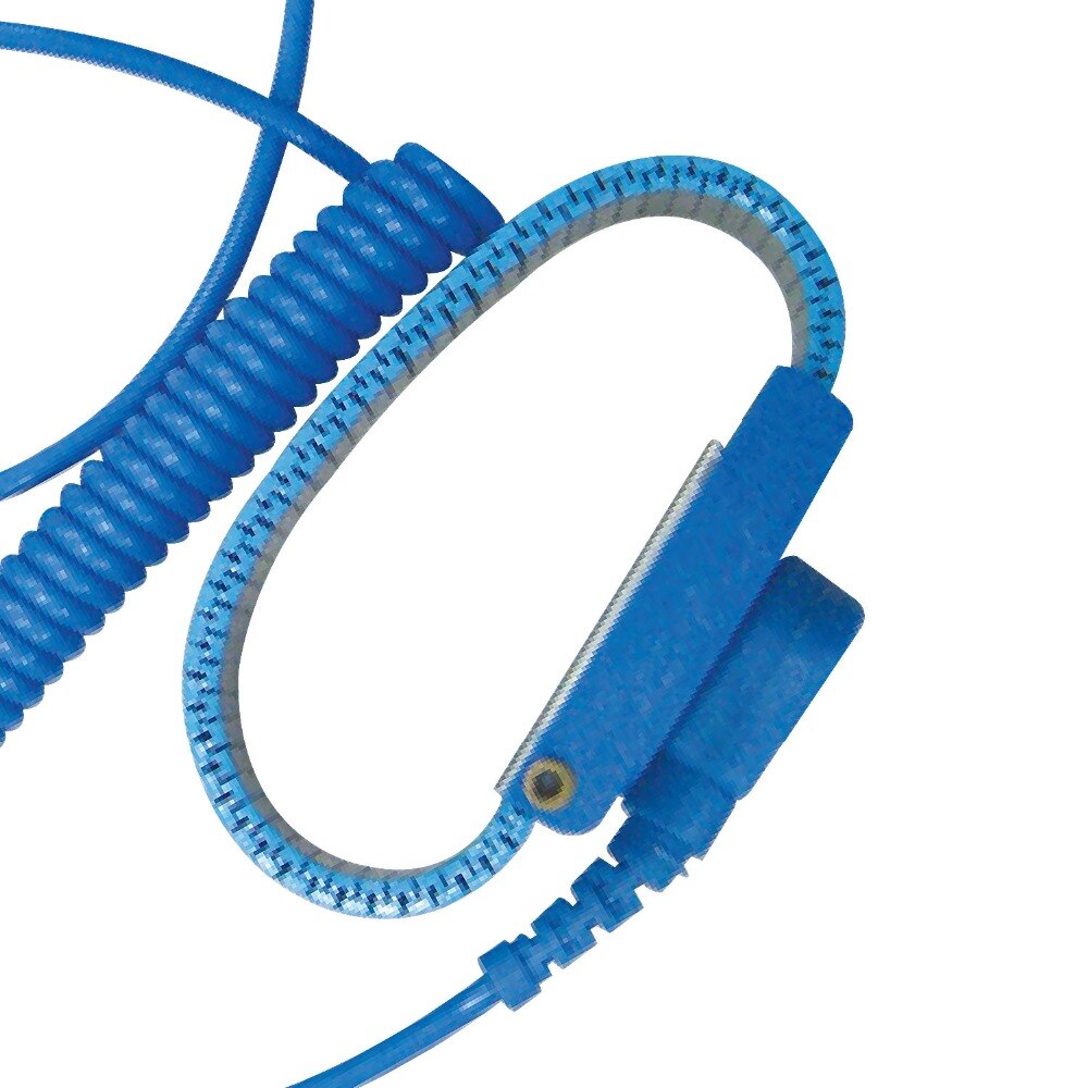 Adjustable Anti Static Bracelet Electrostatic ESD Discharge Cable Reusable Wrist Band Strap Hand With Grounding Wire