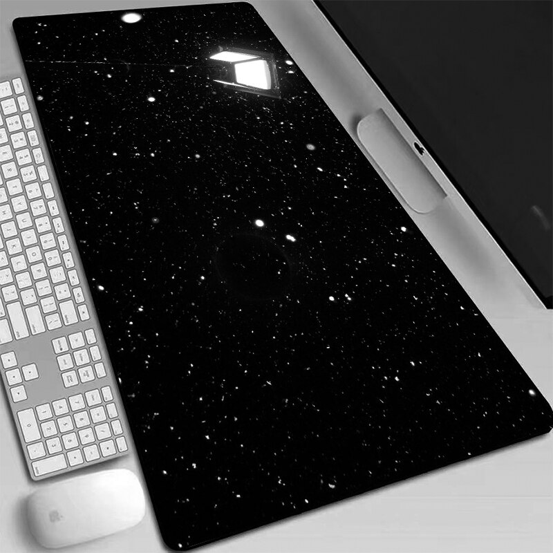 Espaço gaming mouse pad grande casa personalizado mousepad gamer escritório borracha natural xxl mouse tapete de teclado de mesa xxl mouse pads: 80x40 cm / Verde claro
