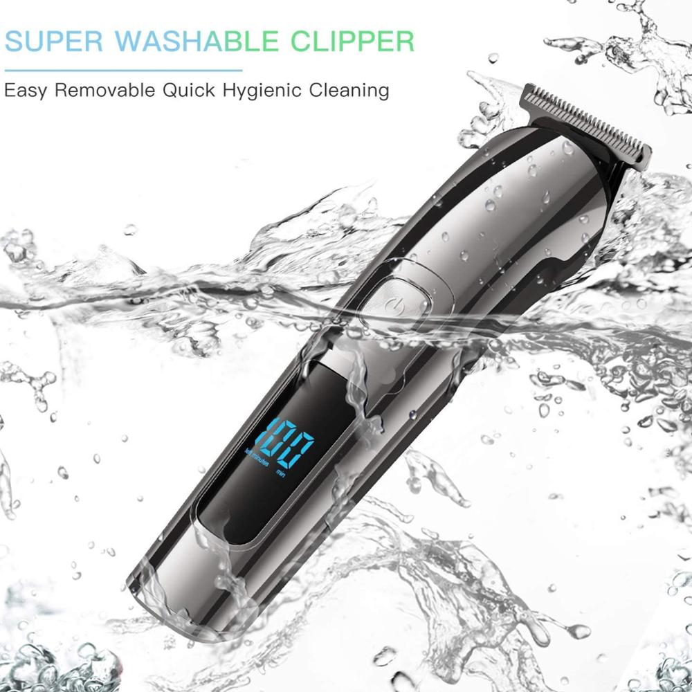 Surker – tondeuse à cheveux électrique sans fil multifonction 6 en 1, Rechargeable, pour hommes, 8688