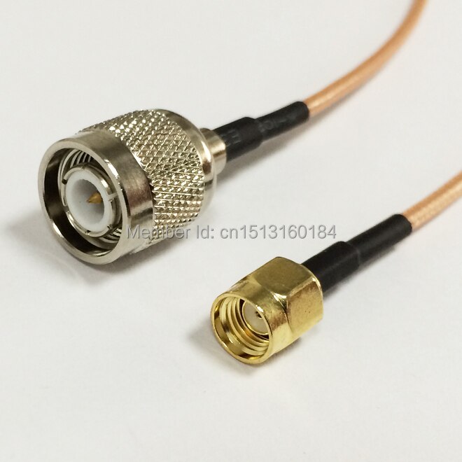 Modem Coaxial Cable RP-SMA Male Plug To TNC Male Plug Connector RG316 Cable 15CM 6inch Adapter RF Pigtail