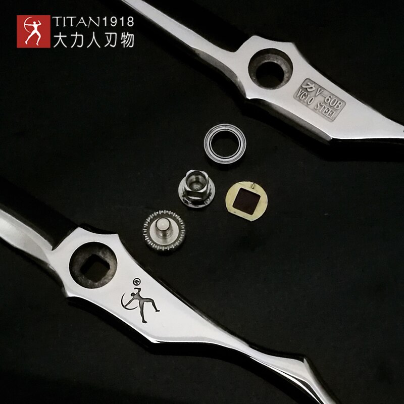 titan scissors hairdressing salon barber cutting scissors japan vg10 stainless steel