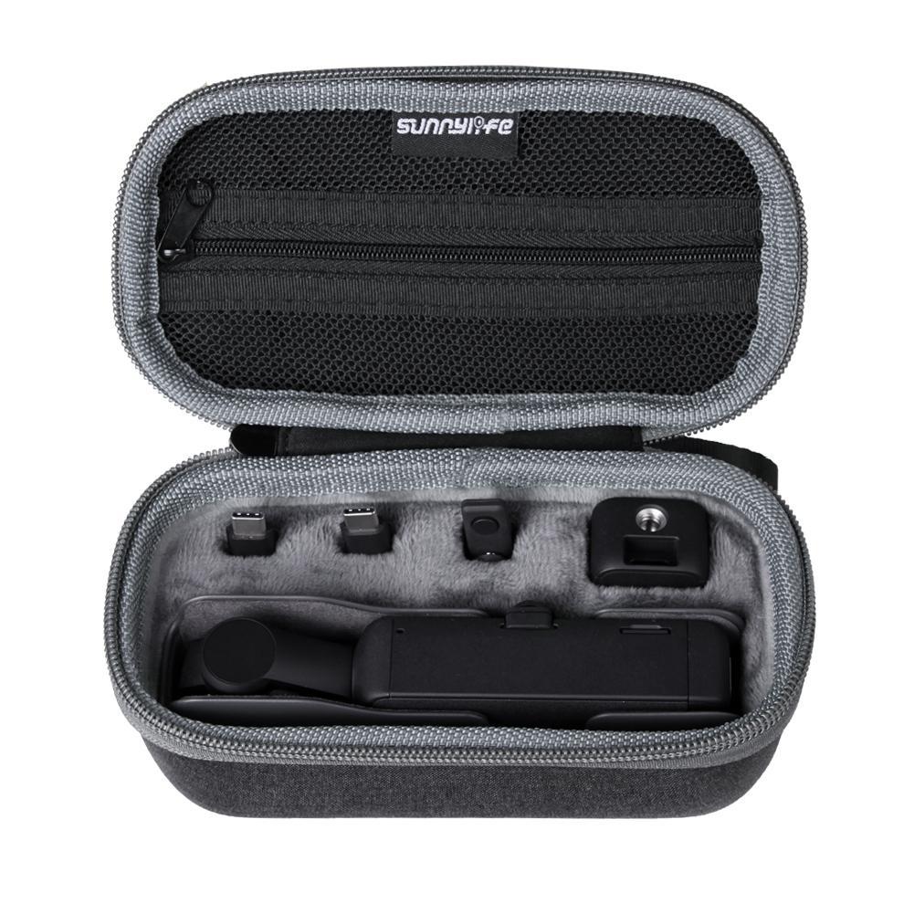 Caja de almacenamiento para accesorios de Dron DJI Pocket 2, bolso de cardán con asa portátil a prueba de golpes, bandolera protectora de un solo hombro