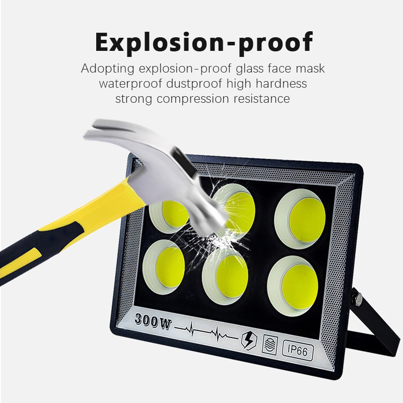 Reflector LED 50W 100W 200W 300W 400W 500W 220V foco IP65 lámpara impermeable Led luz de inundación al aire libre lámpara de calle de jardín