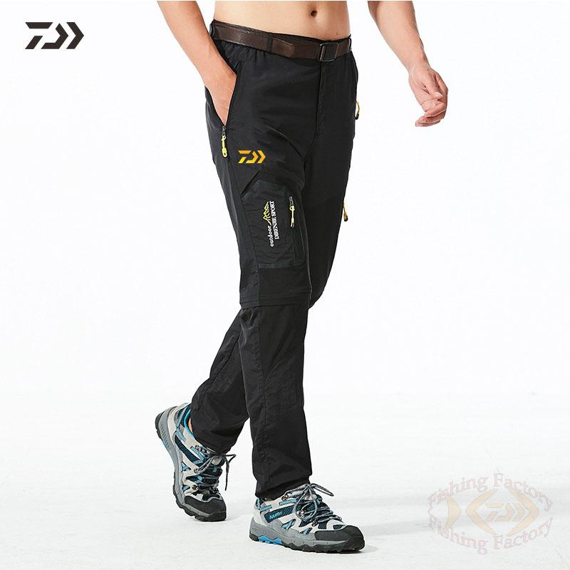 Daiwa Vissen Kleding Herfst Dunne Sneldrogend Joggingbroek Voor Vissen Effen Verwijderbare Outdoor Ademend Sport Vissen Kleren