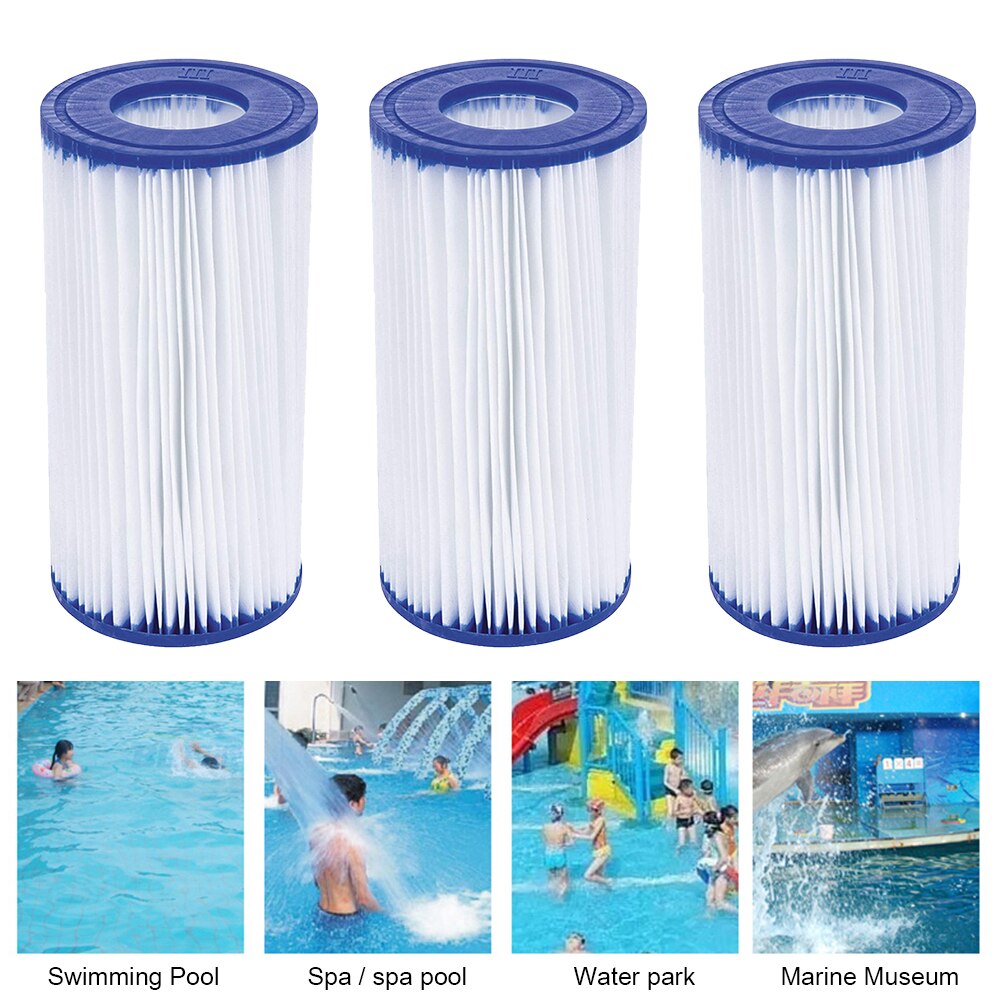 4 stück ersatzfilterkartuschen für 58603 58604 56637 56638 56635 56636 filterpumpen und whirlpool-poolzubehör