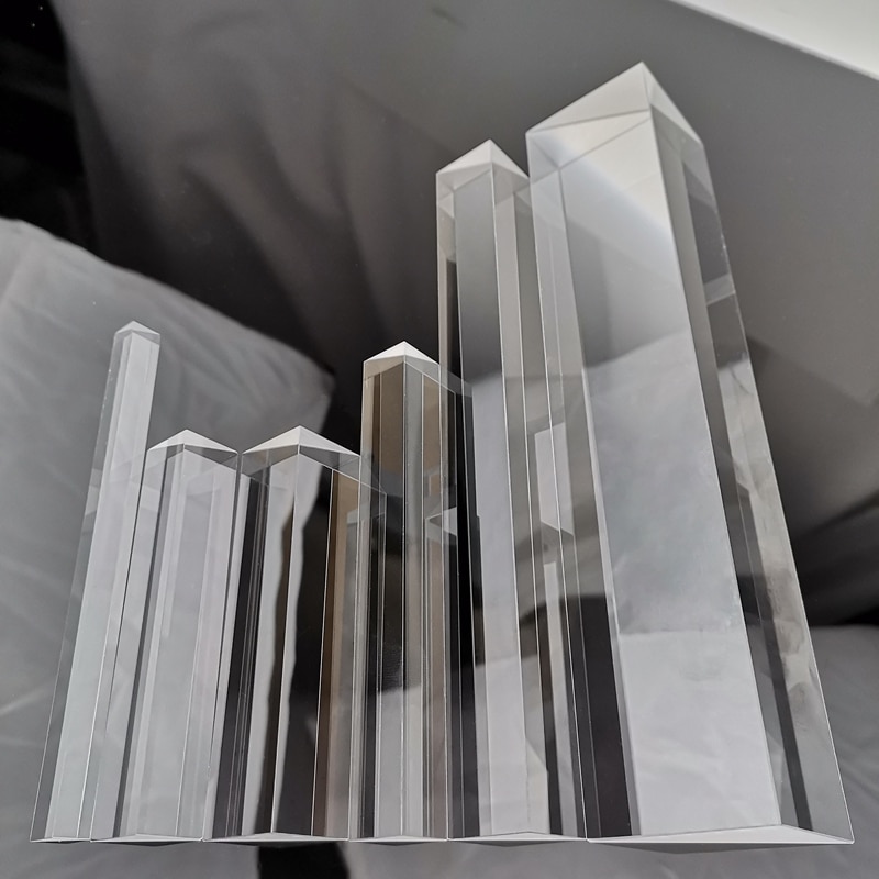 25 * 25 * 30 Right Angle Prism Material K9 Refraction Prism Optical Glass Reflective Prism Factory Customization