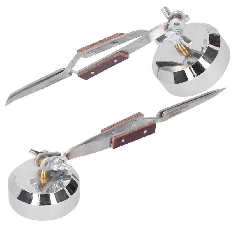Metal Third Hand Base with Tweezers Rebound Soldering Clamp Hardware Jewelry Tools Soldering Tweezer Third Hand