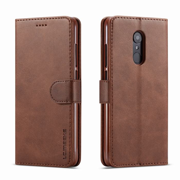 Caso di Vibrazione del cuoio Per Xiaomi redmi 5 xiomi redmi 5 Più Slot Per Schede Cassa Del Telefono Del Raccoglitore Della Copertura Per Coque Xiaomi redmi 5 Hoesje funda: For Redmi 5 / Brown