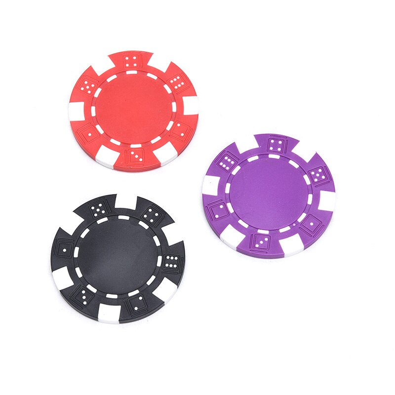 50 poker chips 11.5 gram dice edge of 11 colors