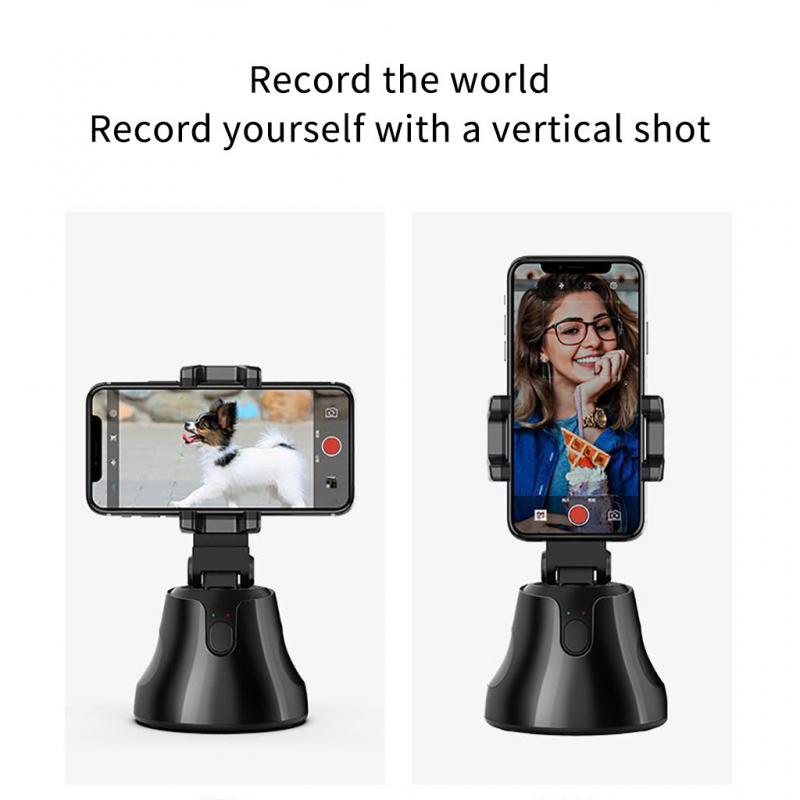 360 ° Riprese Selfie Supporto Del Telefono intelligente Di Monitoraggio del Giunto Cardanico Giunto Cardanico Viso di Inseguimento Vlog Macchina Fotografica di Video Dal Vivo Record Del Basamento Giunto Cardanico