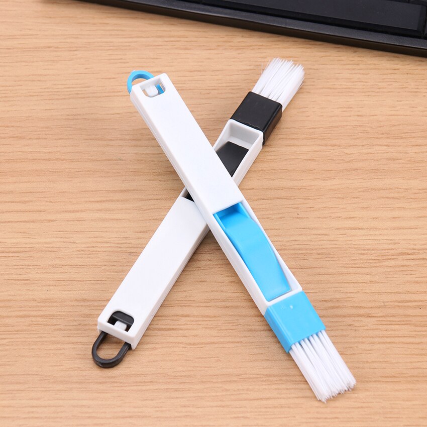 Multipurpose Window Door Computer Keyboard Cleaning Brush Cleaner+Dustpan 2 In 1School Office Desk Set Dust Cleaning Tool