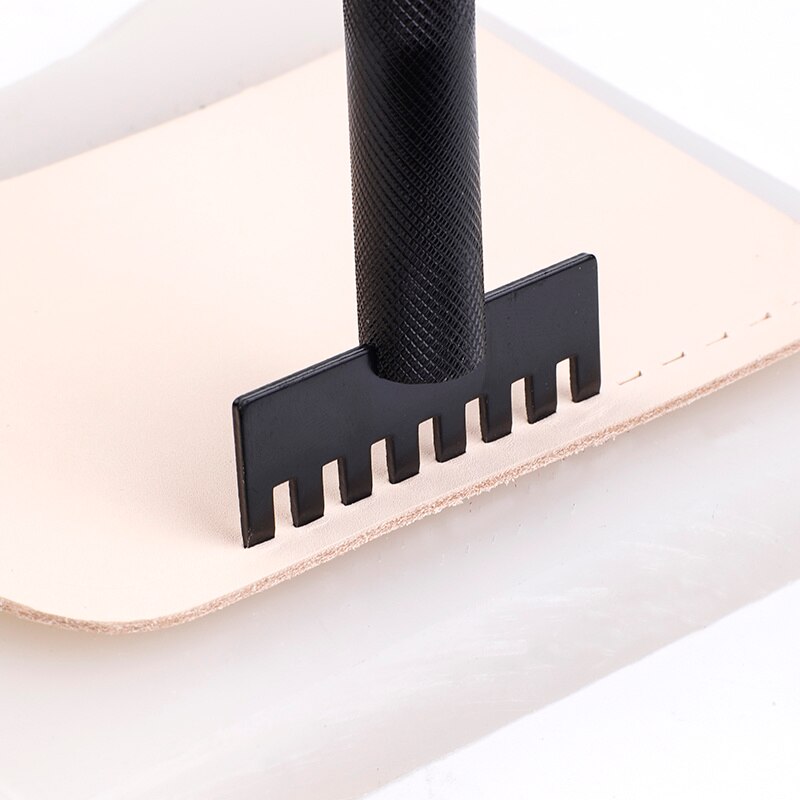 American-Style Leather Rope Weaving Flat Chisel punch DIY Sculpture Punch Lacing Stitching craft tool Belt Hole 1/4/8 prong